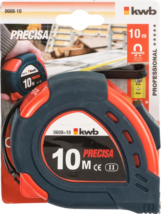 KWB PROFESSIONAL PRECISA STEEL TAPE MEASURE class II mérőszalag  25 mm x 10 m  49060810