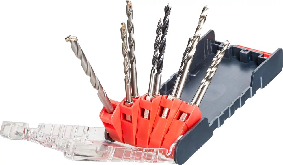 KWB CLASSIC COMBINATION TCT, HSS, HM, CrV DRILL BIT SET
hexagon befogású fúrószár klt. 9 db
tégla: 5, 6, 8 mm   puha fa: 3, 4, 5 mm   acél: 3, 4, 5 mm
49109145