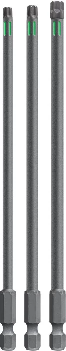 KWB TORSION TAMPER TORX TT25, TT30, TT40 torziós behajtó bit 150 mm  3 db       49123344