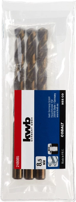 KWB PROFESSIONAL HSS-G CO TWIST METAL DRILL hengeres fémfúrószár  8,5 mm   49248085