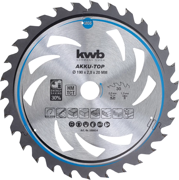 KWB AKKU TOP ENERGY SAVING 30% 190 x 20 x 1,3 mm fogak: 30    49586654