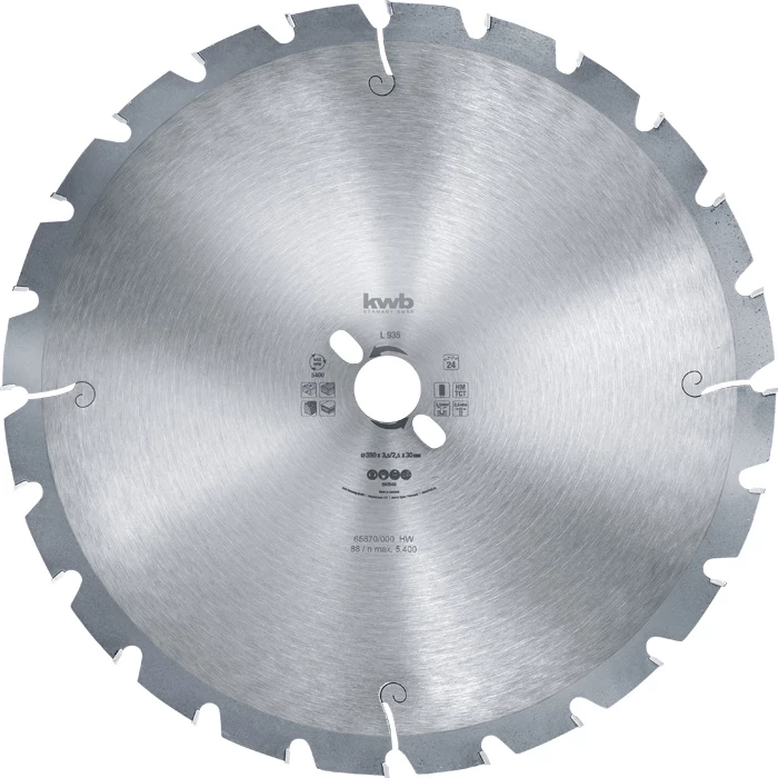 KWB PROFI TCT fűrészlap  350 x 30 x 2,5 mm  fogak: 24