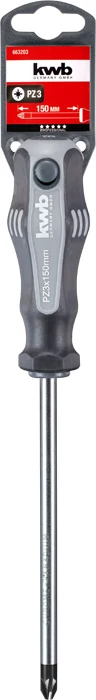 KWB PROFESSIONAL CrV ENGINEER´S SCREWDRIVERS POZIDRIV  matt krómozott CrV acél csavarhúzó  PZ3 x 150 mm  49663203