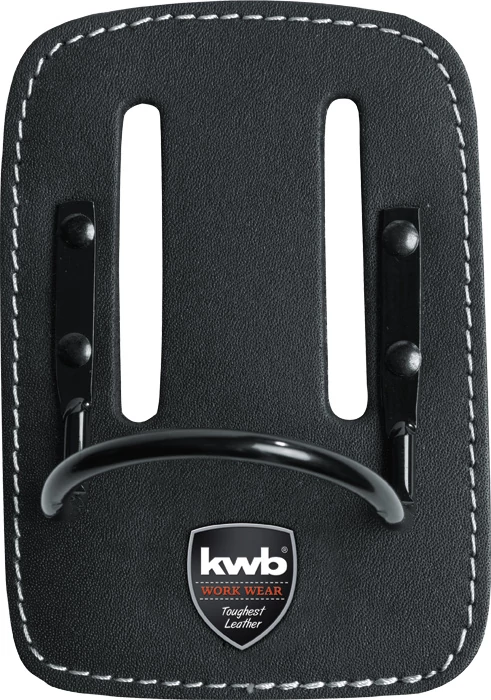 KWB PROFESSIONAL WORK WEAR FIXED HAMMER HOLDER WITH BELT SLOTS
fix fekete marhabőr kalapácstartó
7 x 110 x 155 mm
