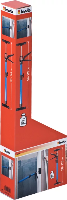 KWB PROFESSIONAL TELESCOPIC MOUNTING SUPPORT teleszkópos támaszték (harmadik kéz)  50-120 cm    49980705